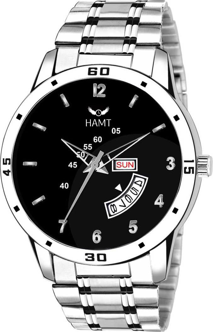 hamt Analog Watch - for Men Black DIAL Day Date DISPLAY-HT-GR1017 (B0C1ZRSLGZ) Amazon Price History, Amazon Price Tracker