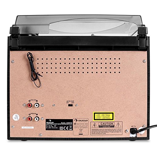 AUNA 388-BT – Chaîne stéréo, Tourne-Disque, Lecteur CD, Lecteur K7, Réception Radio, Entrées USB et SD, Fonction de… - Les Beatles, Paul McCartney, John Lennon, RIngo Starr, George Harrison AUNA 388-BT - Chaîne stéréo, Tourne-Disque, Lecteur CD, Lecteur K7, Réception Radio, Entrées USB et SD, Fonction de… – Image 5