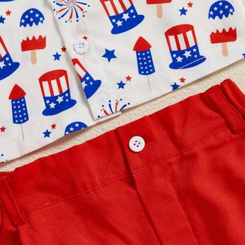 Image of Biayxms Baby Boy Halloween Outfits Pumpkins Gentlemen Suit Short Sleeve Button Up Shirts Shorts Pants Baby Halloween Clothes