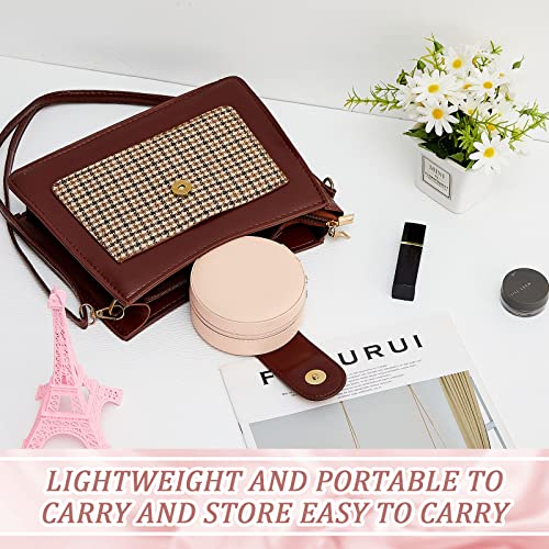 6-Pcs-Travel-Jewelry-Case-Bridesmaid-Gift-Boxes-Jewelry-Travel-Organizer-Small-Round-Jewelry-Box-Mini-Storage-PU-Leather