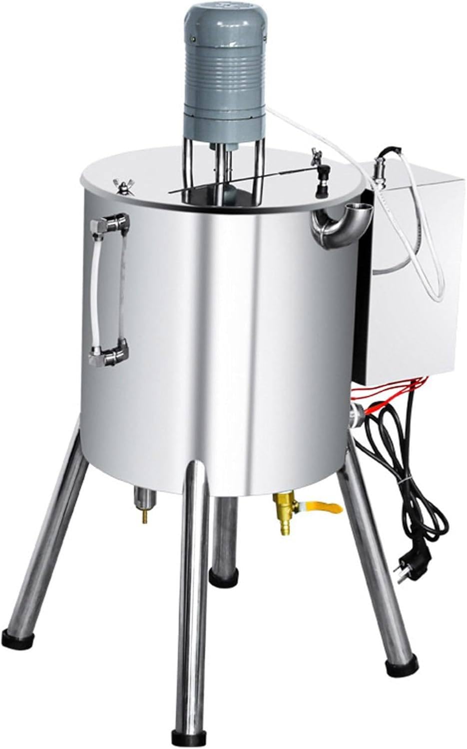 Máquina de llenado de mezcla de calefacción eléctrica de 1400 W, relleno de lápiz labial de pasta líquida, con indicador de temperatura, para líquidos y cera, lápiz labial, lápiz labial