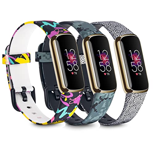 3�{�p�b�N Luxe�o���h Fitbit Luxe�o���h�ɑΉ� �X�|�[�c�E�H�b�`���X�g�X�g���b�v �j�����p Luxe�V���R���r���v�X�g���b�v �u���X���b�g���X�g�o���h�o���h �����p�A�N�Z�T���[ ���^���o�b�N���t�� ���[�W�T�C�Y�o���h�t��