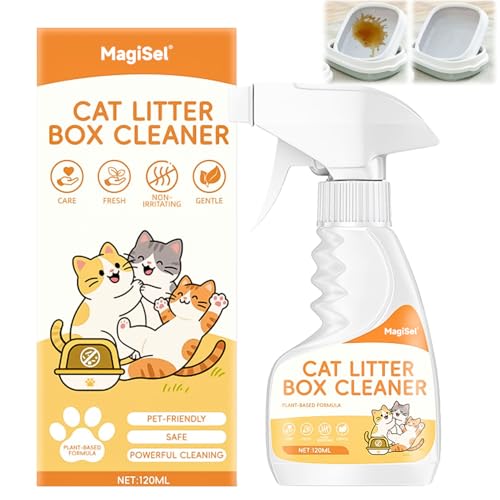 Limpiador De Arena De Gatos, Eliminador De Manchas Y Olores Extreme Para Gatos, Miracle Stain & Odour Remover Gato, Elimina Residuos Orina, Eliminador Orina De Perros Y Gatoss 120ml
