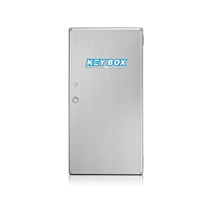 oddpod Glosen 48 Keys Aluminium Finish Wall-Mount Key Box/Key Cabinet with Lock 1048 (Silver)