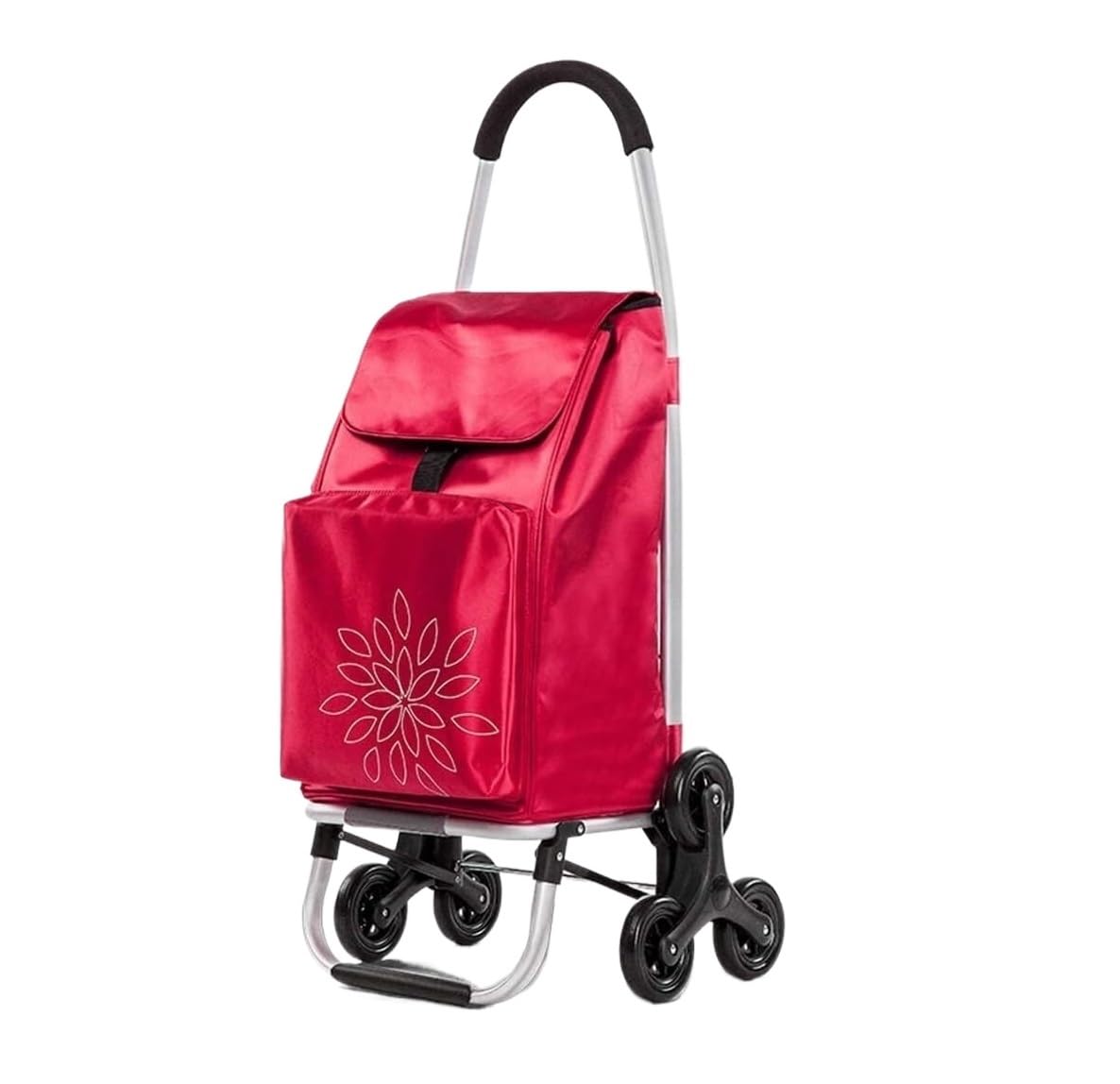 SBZIOJHDR foldable shopping trolley， Folding Shopping Trolley with Wheels Portable Travel Cart Elderly Car 60L Grocery