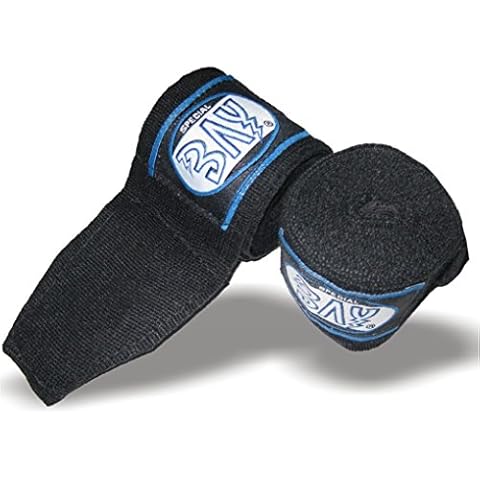 BAY® "Kids Basic 2,5" Boxbandagen SPEZIELL FÜR Kinder SCHWARZ + WICKELANLEITUNG Cover