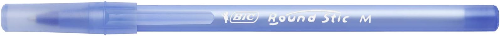 BIC Round Stic Ballpoint Pen Blue 60 Box