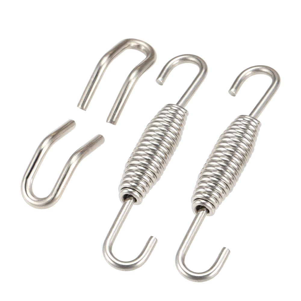 Shkalacar 38-51mm Silenciador de Escape Moto, Tubo de Escape Universal, Hexágono Reemplace con Ajuste para Motocicletas ATV