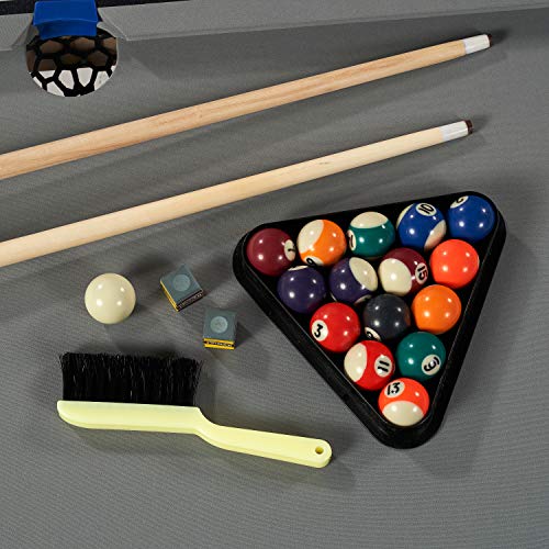 Amazon Basics Tabletop Billiards Pool Table with Accessories MadCity