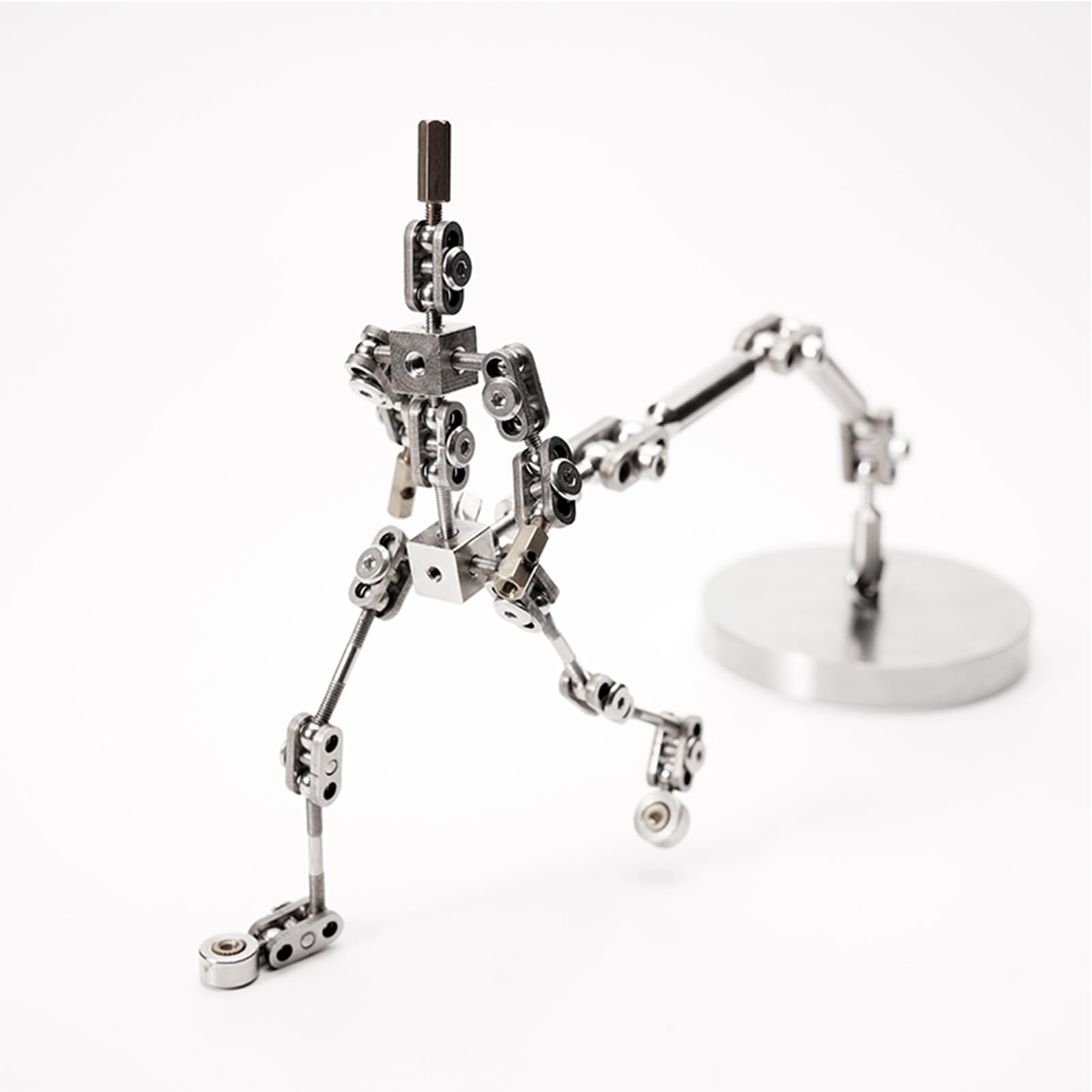 Anker-Takelage-Ausrüstungen für Stop-Motion-Animation, Edelstahl-Stapelarm, DIY Stop-Motion-Anschlagmittel, Unterstützung der Bewegung Ihres Charactors