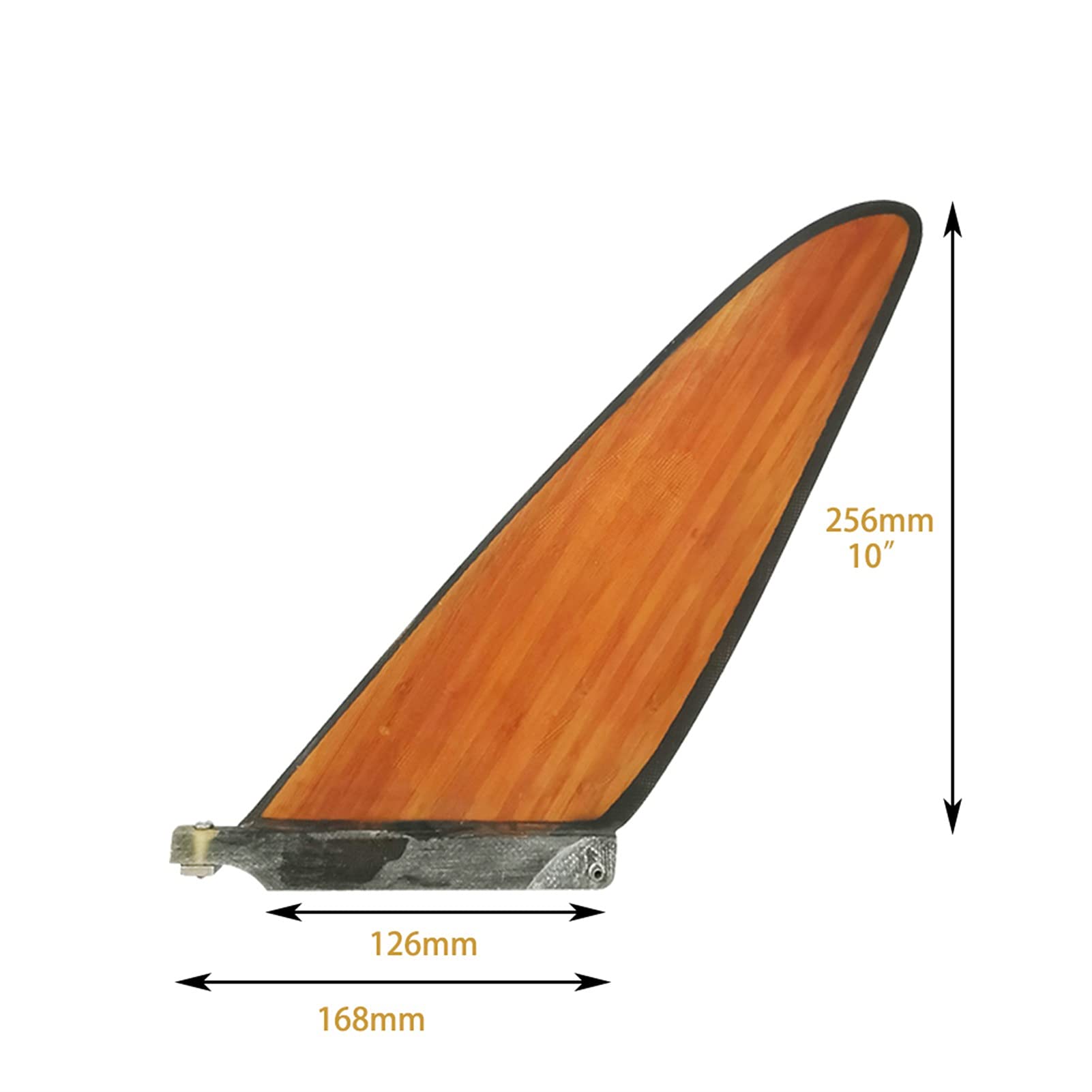 9/10 calowy surfboard fine surfing centrum fin paddle deski kotwicy szklane bambusowe fornir ogon płetwy,Wysoka prędkość(Bamboo 10 inches)