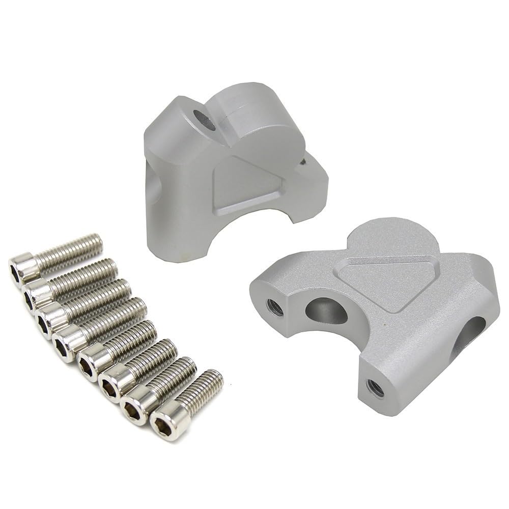 Guidon rehausseur selle argent pour moto BMW R1200GS et R1250GS Adventure pièces surélévation