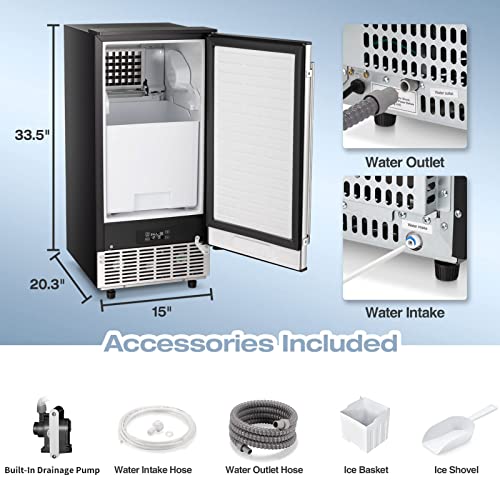 Kismile AL-Z5836F Built-In Ice Maker Machine thumb #5