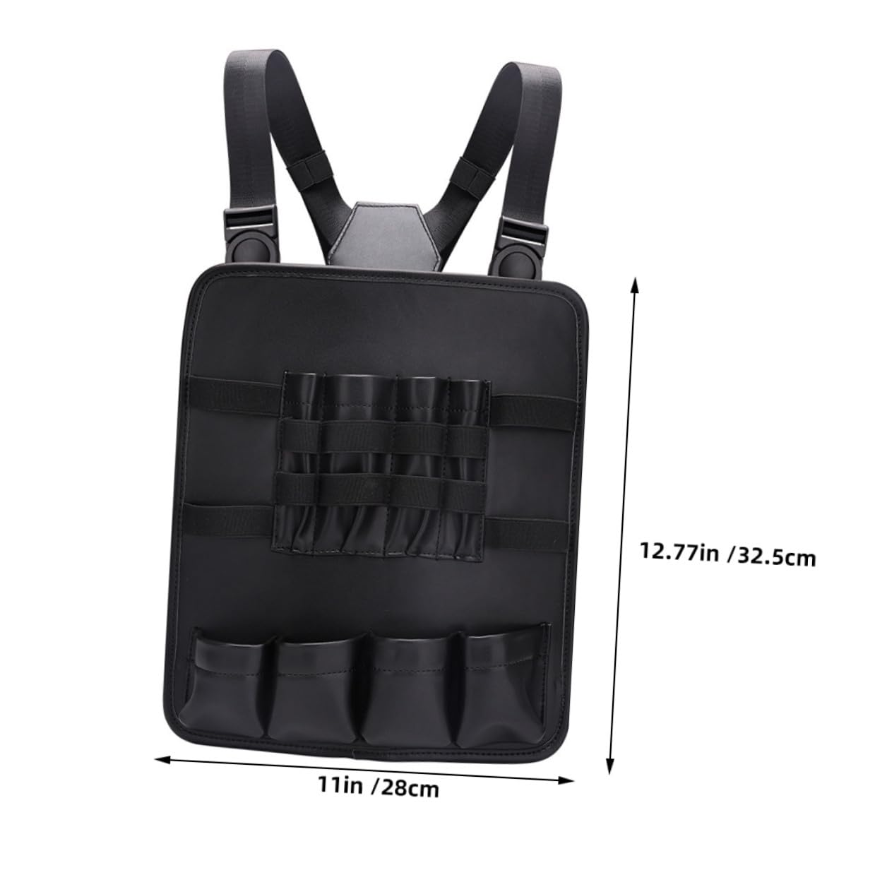 iplusmile Borsa Pettorale Parrucchiere in Oxford Resistente e Facile da Pulire Porta Forbici e Pettini Multi-tasche per Barbieri e Hairdresser Design Moderno e Pratico per Accesso Veloce