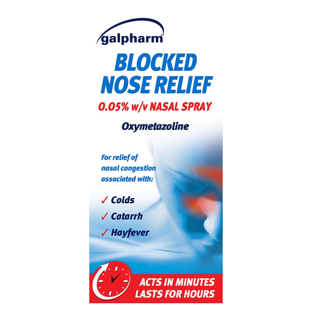 GALPHARM Blocked Nose Relief Nasal Spray 15ML