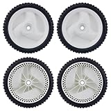 CheeMuii 532403111 Lawn Mower Wheels 4 Pack 8' Push Mower Front Drive Wheels...