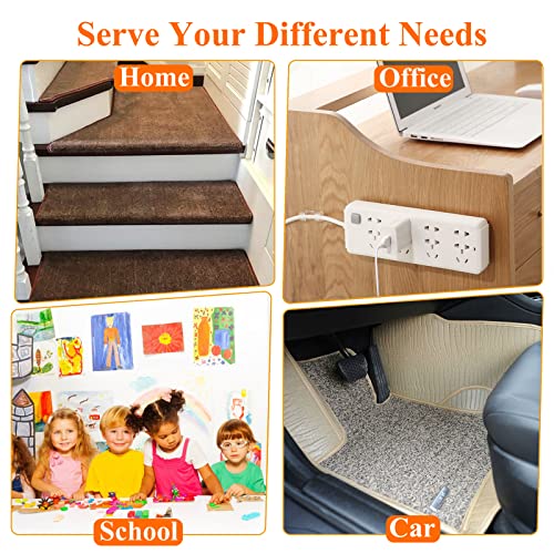 1 Inch X 29.5 Ft Hook And Loop Tape, Strips With Adhesive, Strong Double Sided Self Adhesive Heavy Duty Strips For Home Office School Car And Crafting Organization, White #TOP6