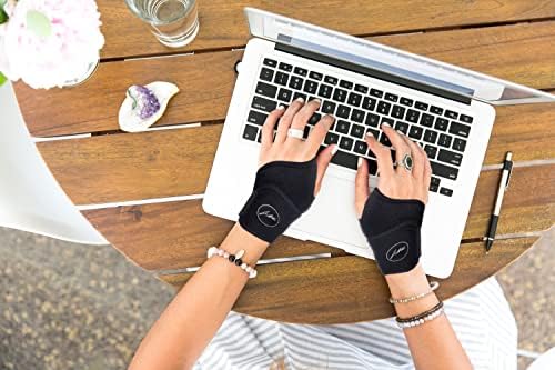 Doctor Developed Wrist supports / Wrist brace - Relief for carpal tunnel, wrist injuries, wrist support for arthritis, hand support, hand & wrist braces, wrist strap and Doctor Handbook (2 Pack)