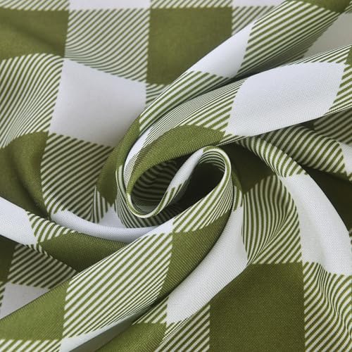 Essifunia Tassel Water-Resistant Checkered Table Cloth 58x84 Inch - Farmhouse Rustic Fringe Gingham Tablecloth, Rectangle Buffalo Plaid Table Cover for Kitchen Picnics, Gardens and Parties by Essifunia - Image 9