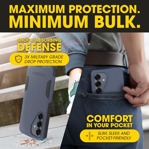 Image of OtterBox Samsung Galaxy S26 - Commuter Series Magnetic Case - Coronet Night | 3X Military Drop Protection - Dual-Layer Design - Magnetic Fast Charge - Raised Edges - Port Covers