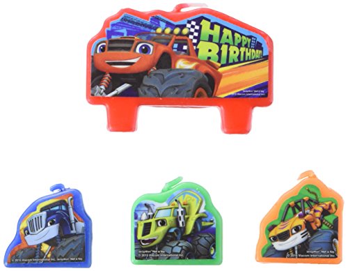 Preisvergleich Produktbild Blaze and the Monster Machines Birthday Candle Set by Amscan