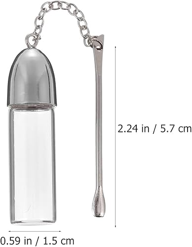 Miniatura 6 de Pastilleros portátiles botellas Earpick 4 cajas de píldoras de bolsillo de metal con Earpick Contenedor de píldoras diario transparente impermeable