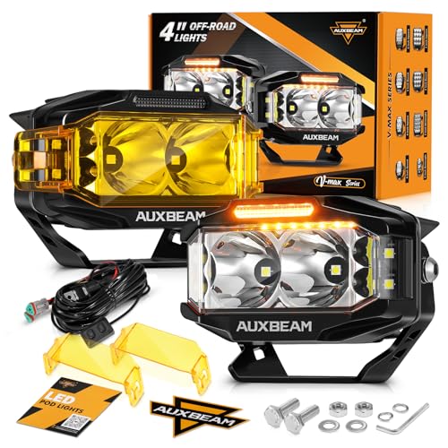Auxbeam V-MAX 4 Inch LED Pod Lights