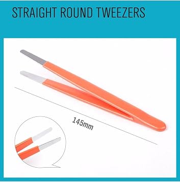 Orret Home 7 Piece Antistatic Tweezers Set – Professional Tweezers Kit for Electronics, Computer, Phone and TV Repair, Mini Set with Precision Tip