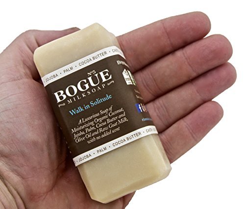 Miniatura 4 de Handmade luxury goat milk soap- Unscented with organic coconut, jojoba &amp; cocoa butter - N.5 Walk in Solitude Blend unique mix of 12 organic plant