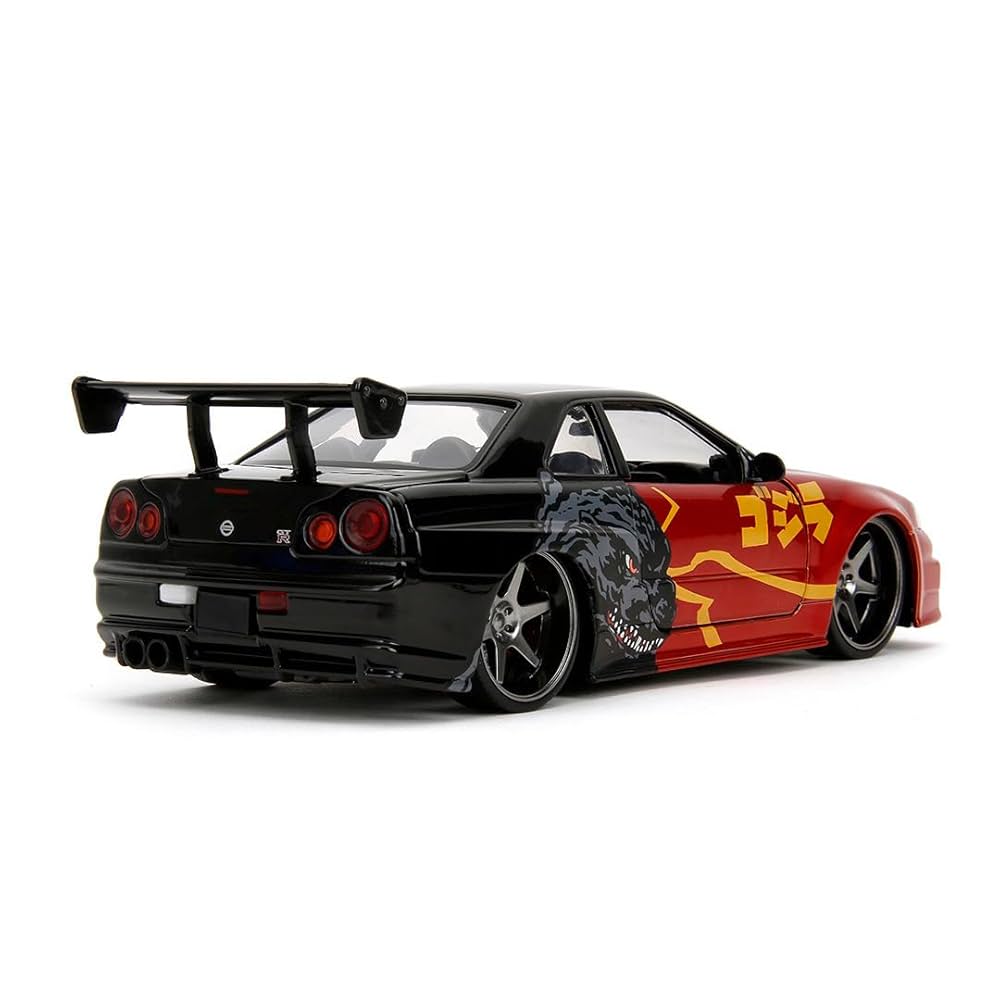 ゴジラ 2002年式日産スカイラインGT-R(R34) ゴジラ 2002年式日産スカイラインGT-R(R34) Jada Toys 2002