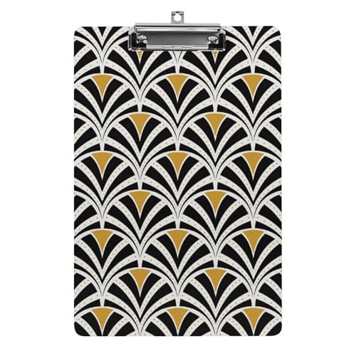 Porte document avec clip plat A4 et planchettes vintage pour organisation de bureau
