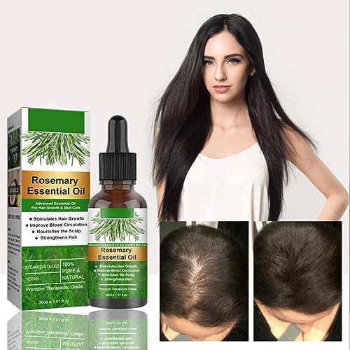 30ml Rosemary Hair Growth ential Oil Hair Loss Nourish Scalp Strengthen Hair