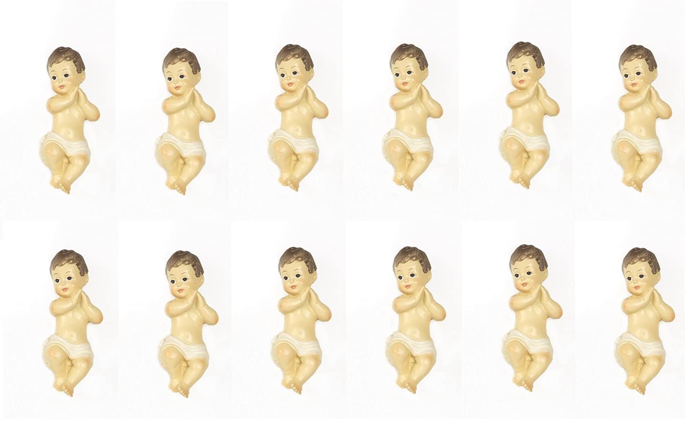 Statua Gesù Bambino Di Praga In Resina - Altezza 22 Cm