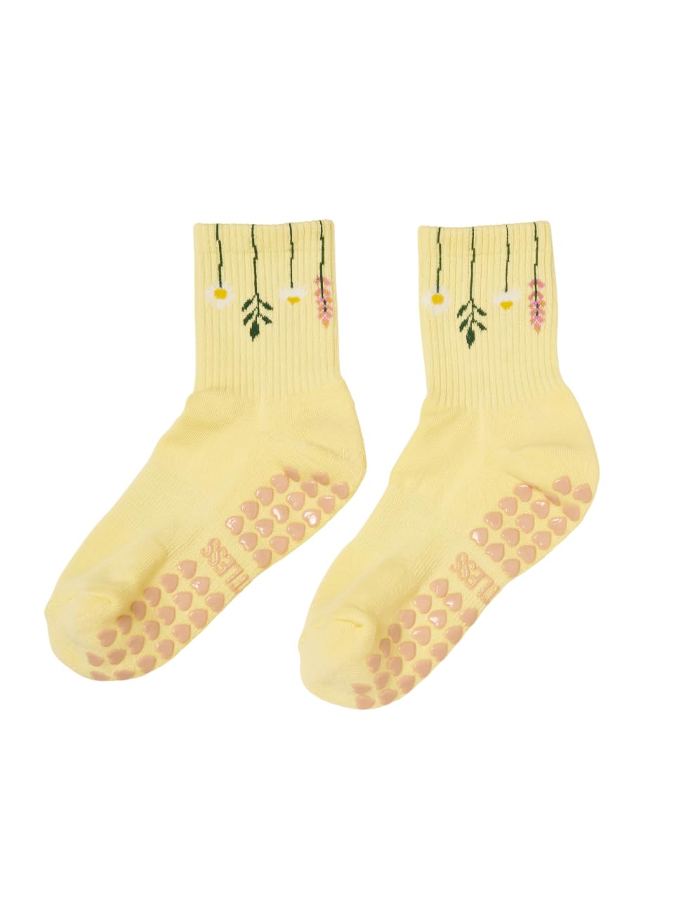 Shapes Studio Pilates Grip Socks for Women, Non-Slip Reformer Pilates Socks, Cute Grippy Socks for Barre, Yoga &amp; Workout