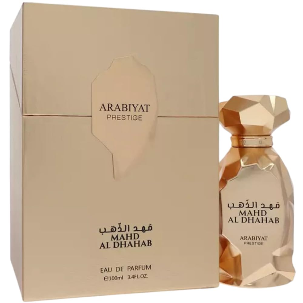 ARABIYAT PRESTIGE MAHD AL DAHAB 100ML EAU DE PARFUM UNISEX FRAGRANCE - WOODY, FRESH FRAGRANCE