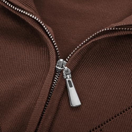 Image of JACK SMITH Quarter Zip Pullover Sweaters for Womens, Rib Polo Sweater Tops
