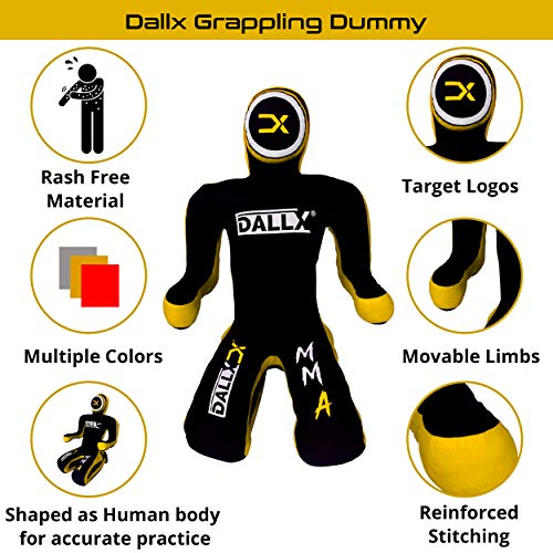 image for DALLX MMA Grappling Dummy for Wrestling Judo Karate BJJ JIU Jitsu Punc