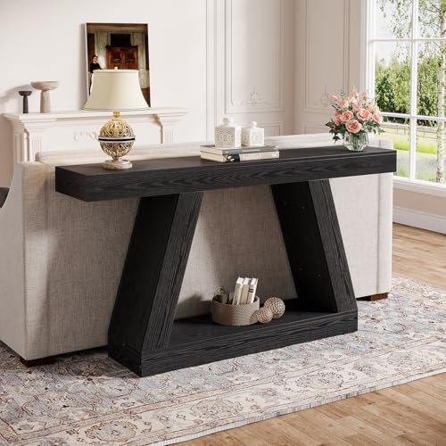 Tribesigns Konsolentisch, 140 x 30 x 80cm, Beistelltisch, Flurtisch, Sofatisch für Kleinen Raum… – Ansicht 4