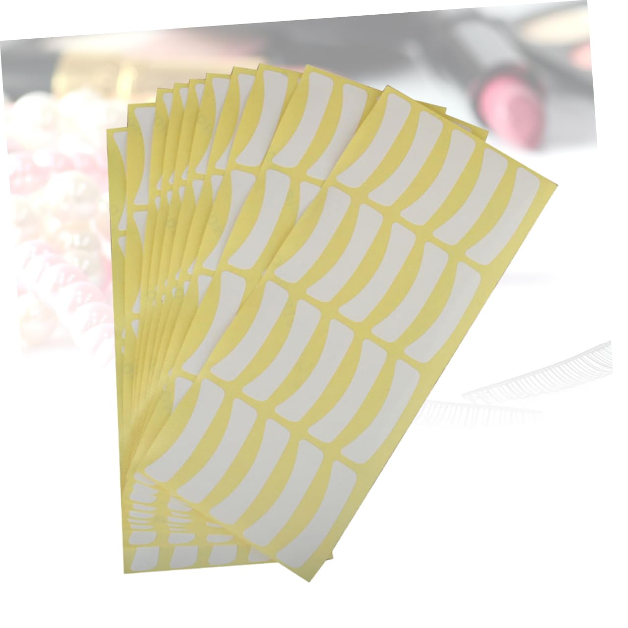 Beatifufu 3sets Protective Eye-Patch for Eyelash Extensions Easy Stick Under Eye Pads Skincare Mask 100pcs*3