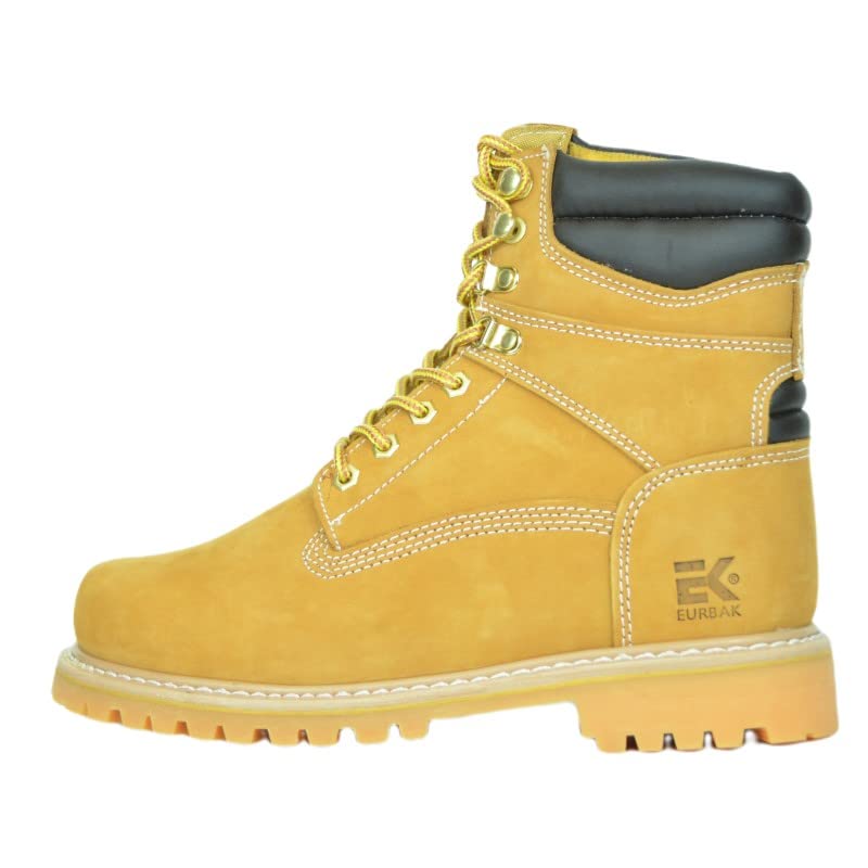 8'' WHEAT MEN'S WORK BOOTS/CONSTRUCTION BOOTS2