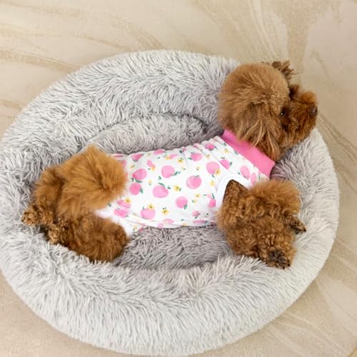 Image of FEimaX Dog Surgery Recovery Suit Female and Male Spay with Pee Hole, Pet Body Suits for Puppy After Spayed, Neuter Surgical Onesie for Small and Medium Dogs Cats, Alternative Bandages E-Collar & Cone
