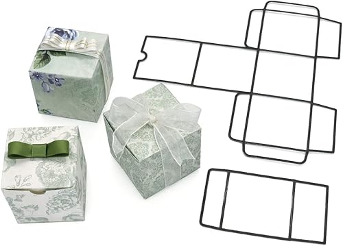 Miniatura 5 de Bira Craft Boxes - Troqueles de corte, plantillas de troqueles de corte, diseños surtidos (caja de almohada)