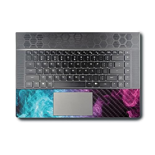 Image of MightySkins Carbon Fiber Skin Compatible with Alienware X16 R1 (2023) Full Wrap Kit - Mystic Smoke | Protective, Durable Textured Carbon Fiber Finish | Easy to Apply & Change Styles | Made in The USA