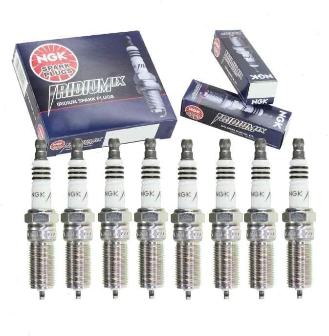 8 pc NGK Iridium IX Spark Plugs compatible with Chevrolet Silverado 1500 5.3L 6.2L V8 2014-2020
