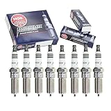 8 pc NGK Iridium IX Spark Plugs compatible with Chevrolet Silverado 1500 5.3L 6.2L V8 2014-2020