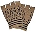 Fingerless Gloves Leopard Light Color