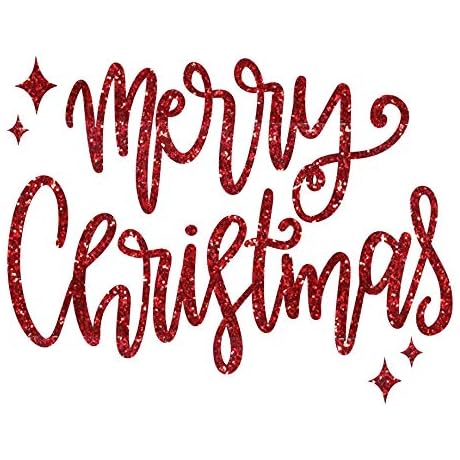 Merry & Bright Christmas Iron on Transfers