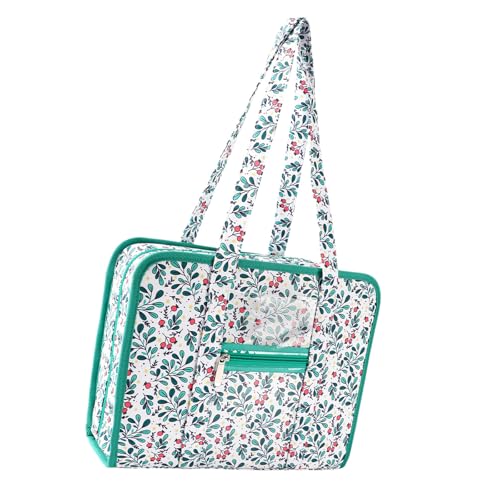 omiinitio Bolsa de almacenamiento impermeable con múltiples compartimentos para accesorios de costura. Bolsa de almacenamiento de hilo Oxford