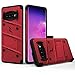ZIZO Bolt Series for Galaxy S10 Plus Case with Kickstand Holster Lanyard - Red