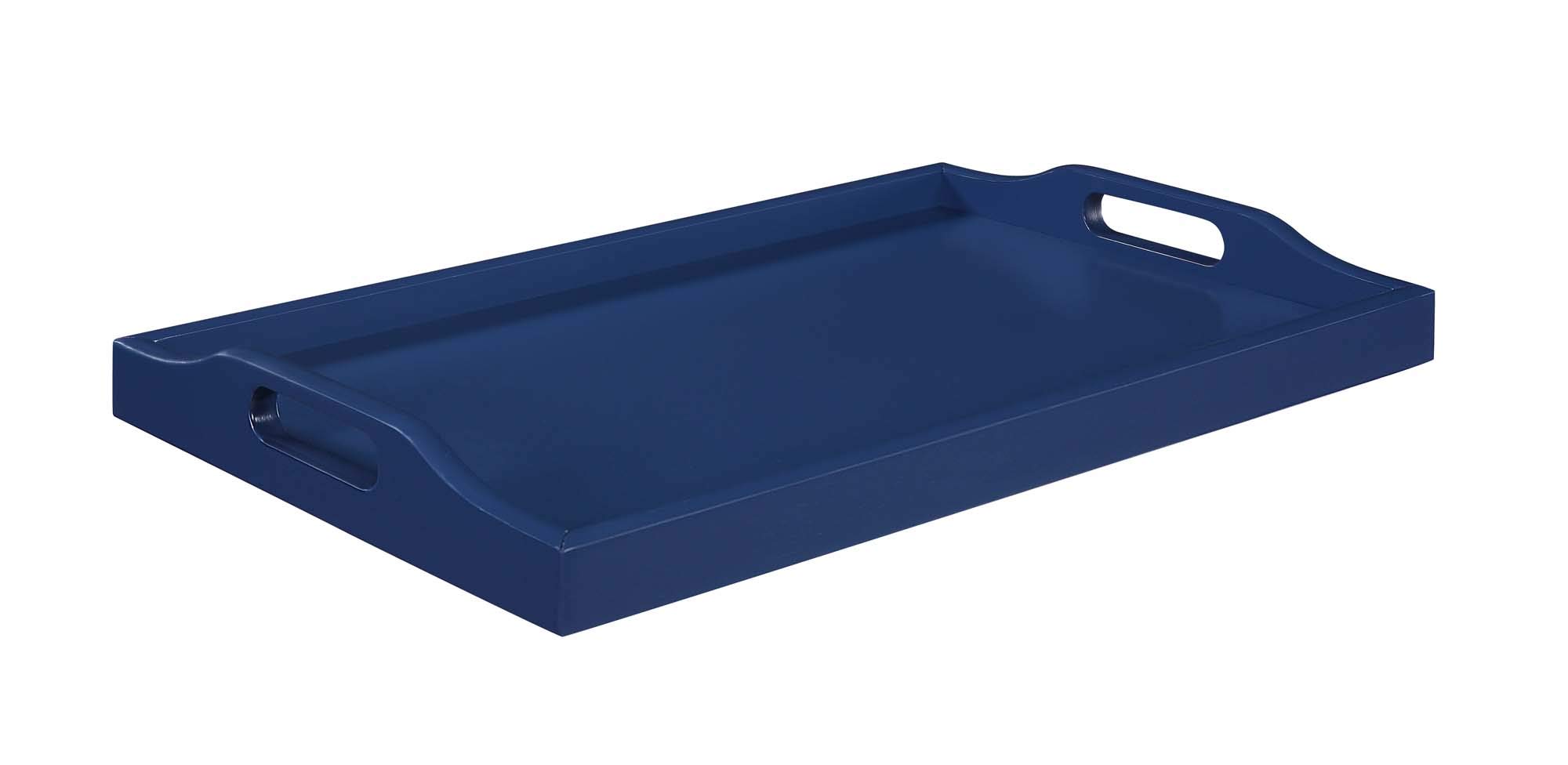 Convenience Concepts Designs2Go Serving Tray, Cobalt Blue